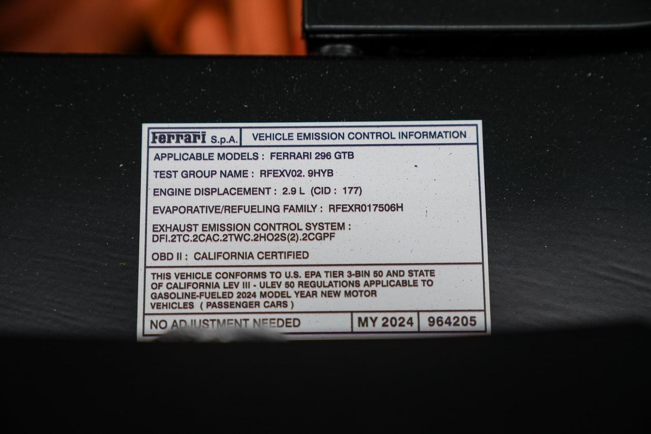 2024 Ferrari 296 GTB Newport Beach CA