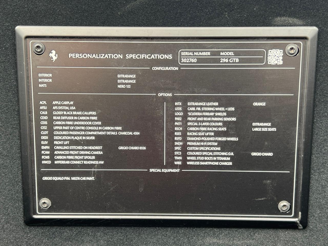 2024 Ferrari 296 GTB Base Indianapolis IN