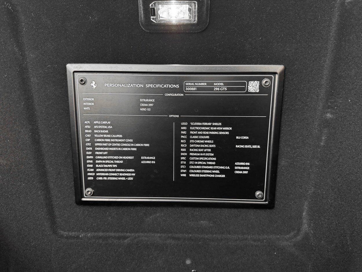 2024 Ferrari 296 GTS Bellevue WA