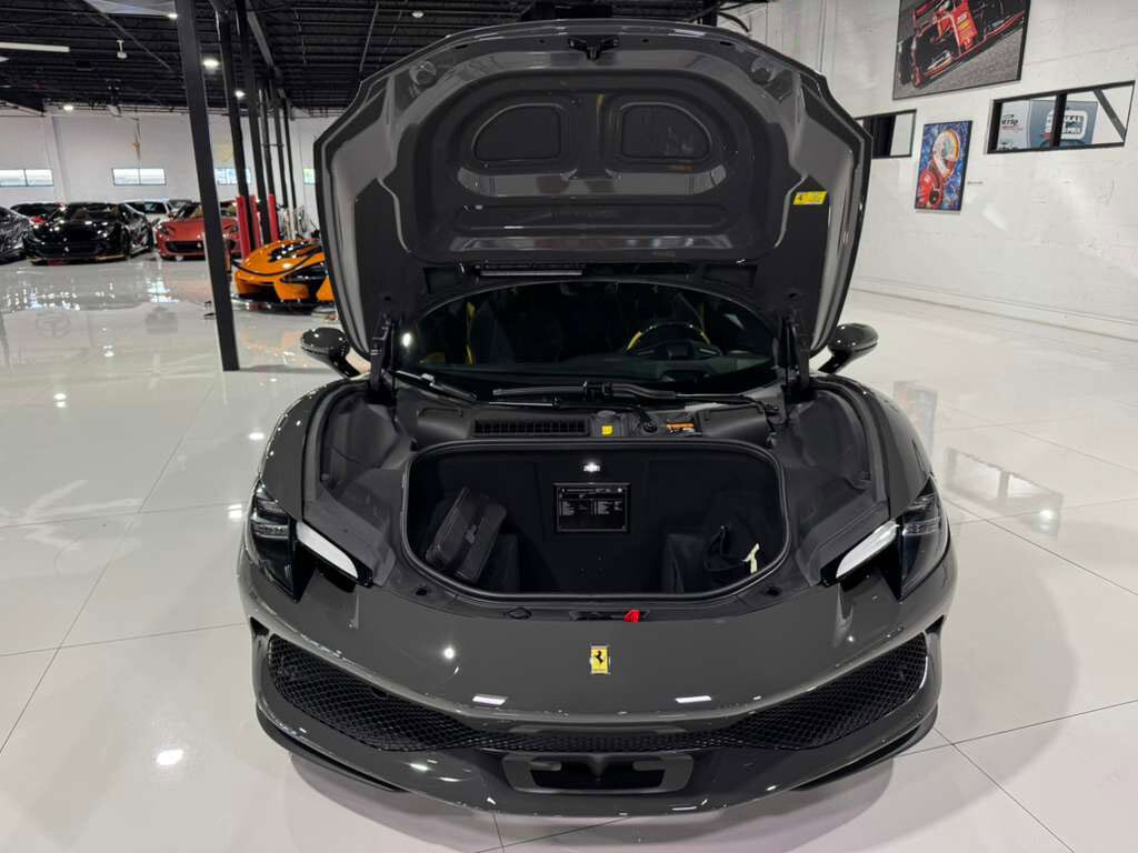 2024 Ferrari 296 GTS DELIVERY MILES! Grigio Scuro paint,Nero DS wheels,front lifter,Extra-Range interior options & MORE!! Fort Lauderdale FL