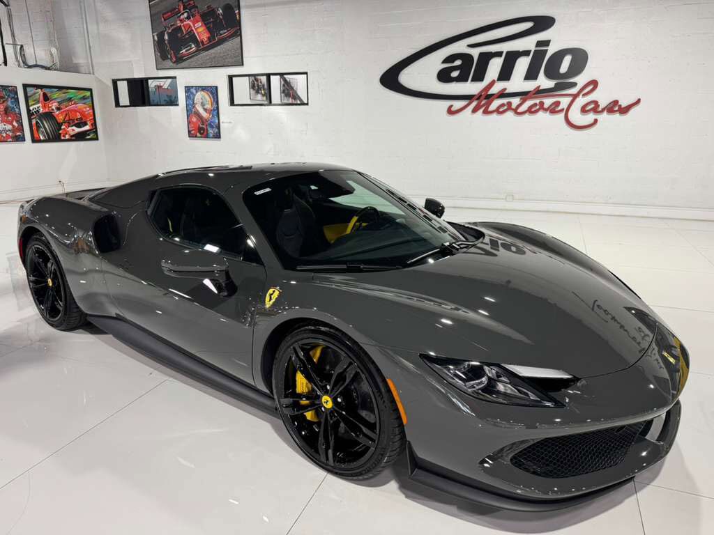 2024 Ferrari 296 GTS DELIVERY MILES! Grigio Scuro paint,Nero DS wheels,front lifter,Extra-Range interior options & MORE!! Fort Lauderdale FL