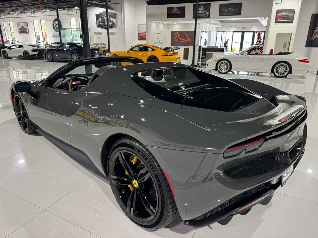 2024 Ferrari 296 GTS DELIVERY MILES! Grigio Scuro paint,Nero DS wheels,front lifter,Extra-Range interior options & MORE!! Fort Lauderdale FL
