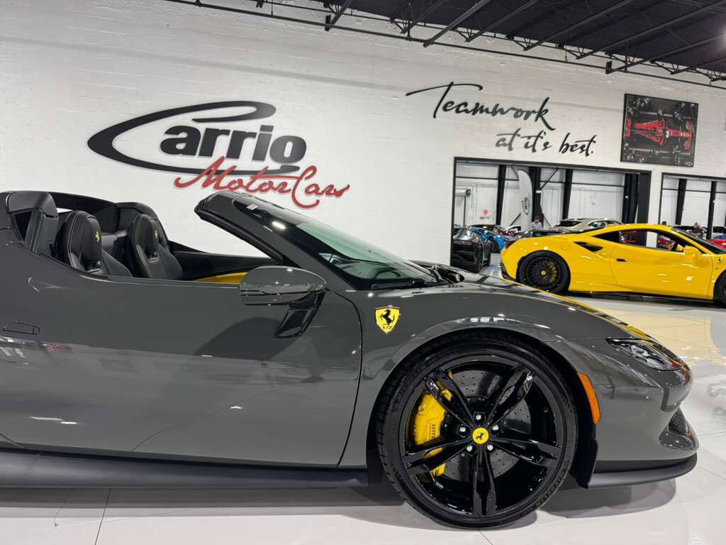 2024 Ferrari 296 GTS DELIVERY MILES! Grigio Scuro paint,Nero DS wheels,front lifter,Extra-Range interior options & MORE!! Fort Lauderdale FL