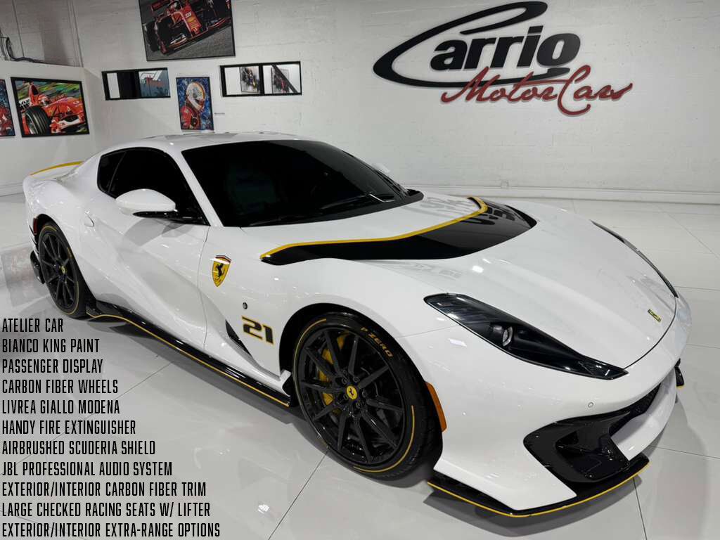 2024 Ferrari 812 Competizione Atelier New York build,Extra-Range paint/interior,JBL audio,passenger display,carbon galore & MORE!!