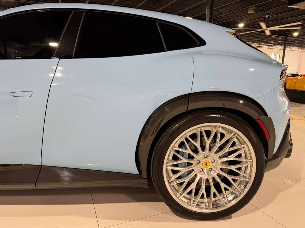 2024 Ferrari Purosangue Azzurro La Plata paint,Extra-Range interior,Burmester High-End,surround view,carbon galore AND MORE! Fort Lauderdale FL