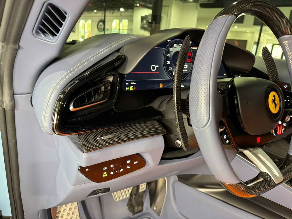 2024 Ferrari Purosangue Azzurro La Plata paint,Extra-Range interior,Burmester High-End,surround view,carbon galore AND MORE! Fort Lauderdale FL