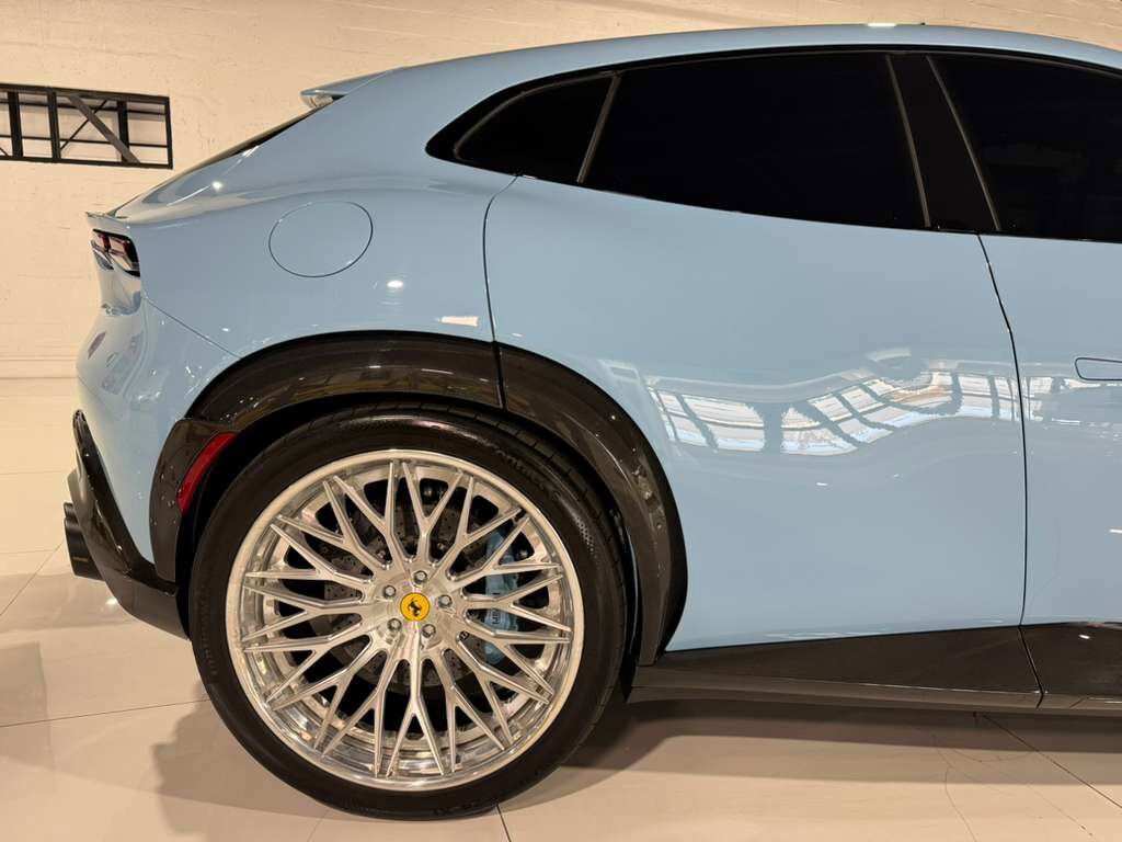 2024 Ferrari Purosangue Azzurro La Plata paint,Extra-Range interior,Burmester High-End,surround view,carbon galore AND MORE! Fort Lauderdale FL