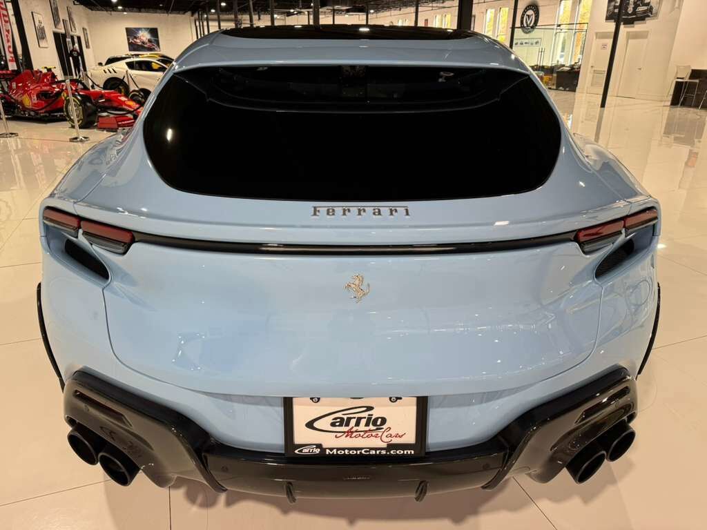 2024 Ferrari Purosangue Azzurro La Plata paint,Extra-Range interior,Burmester High-End,surround view,carbon galore AND MORE! Fort Lauderdale FL