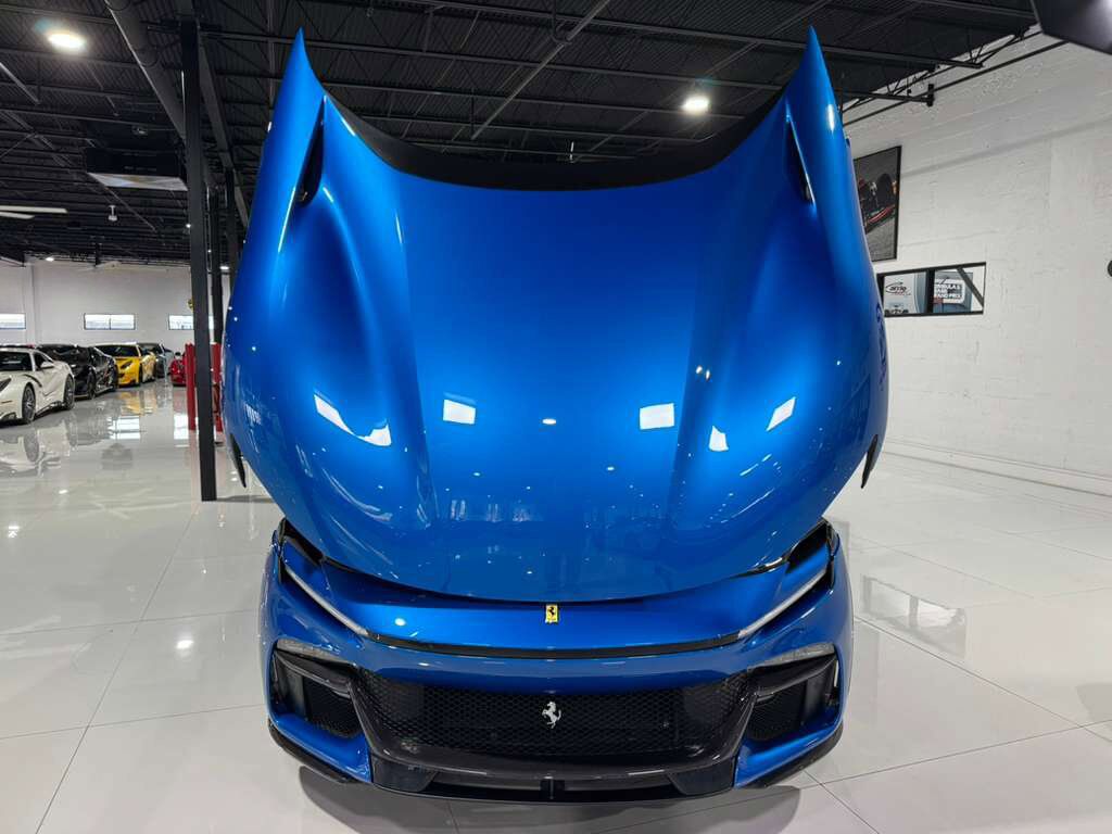 2024 Ferrari Purosangue Blu Corsa paint,Terra Bruciata interior,high-end audio,forged wheels,carbon galore AND MUCH MORE!!! Fort Lauderdale FL
