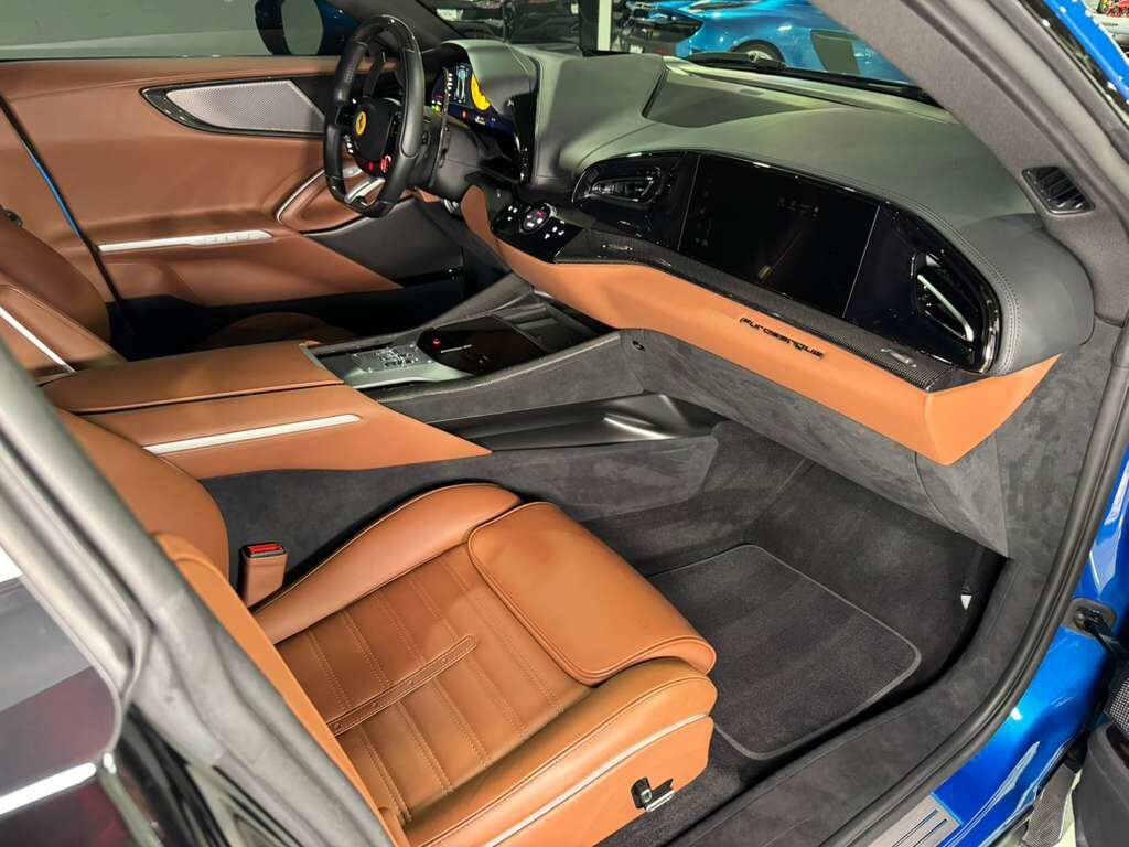 2024 Ferrari Purosangue Blu Corsa paint,Terra Bruciata interior,high-end audio,forged wheels,carbon galore AND MUCH MORE!!! Fort Lauderdale FL