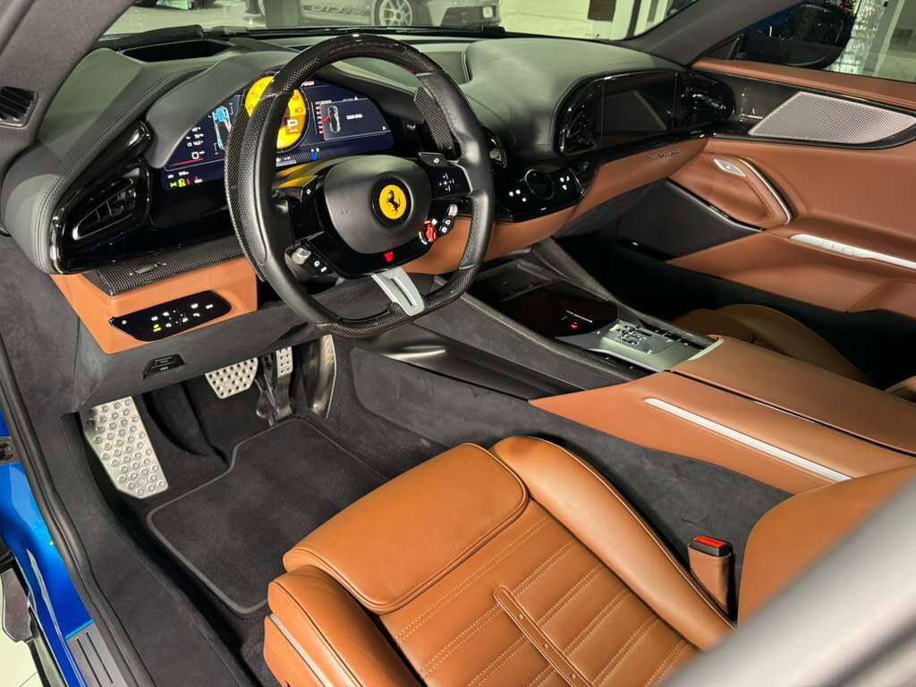 2024 Ferrari Purosangue Blu Corsa paint,Terra Bruciata interior,high-end audio,forged wheels,carbon galore AND MUCH MORE!!! Fort Lauderdale FL