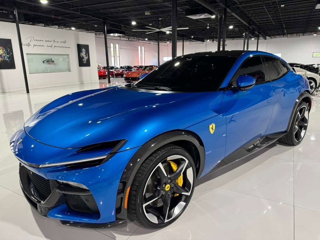 2024 Ferrari Purosangue Blu Corsa paint,Terra Bruciata interior,high-end audio,forged wheels,carbon galore AND MUCH MORE!!!