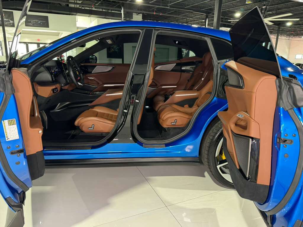 2024 Ferrari Purosangue Blu Corsa paint,Terra Bruciata interior,high-end audio,forged wheels,carbon galore AND MUCH MORE!!! Fort Lauderdale FL