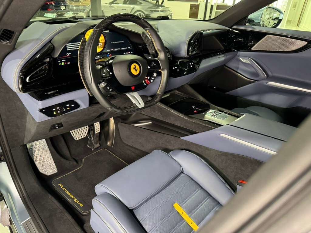 2024 Ferrari Purosangue Grigio Alloy paint,Carta da Zucchero interior,high-end audio,matte forged wheels AND MUCH MORE!!! Fort Lauderdale FL