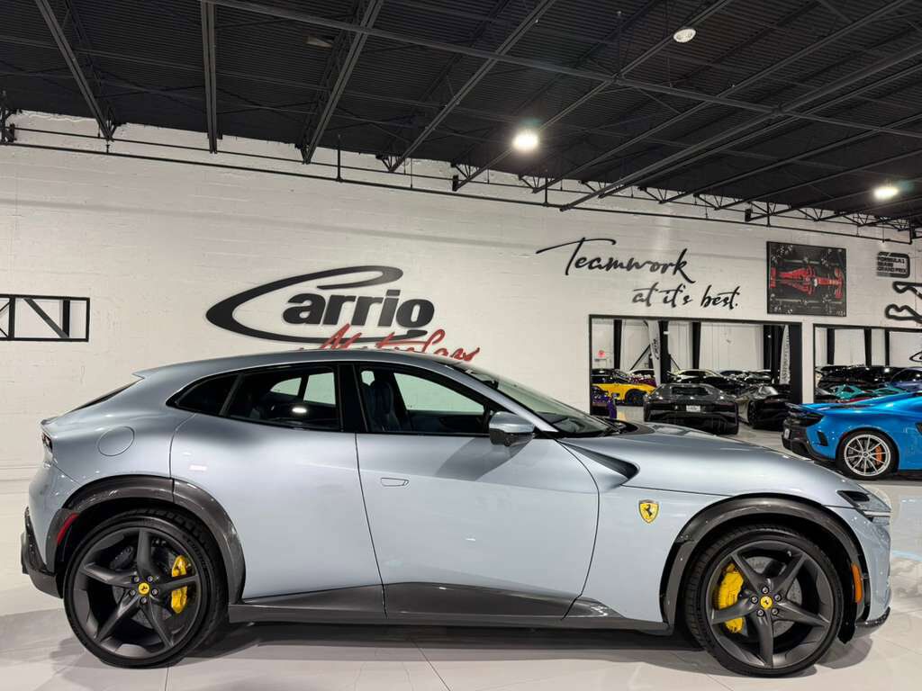 2024 Ferrari Purosangue Grigio Alloy paint,Carta da Zucchero interior,high-end audio,matte forged wheels AND MUCH MORE!!! Fort Lauderdale FL