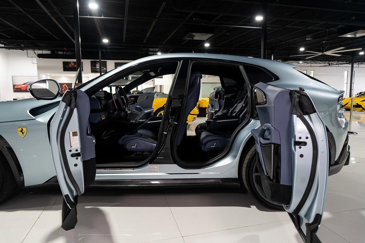 2024 Ferrari Purosangue Grigio Alloy paint,Carta da Zucchero interior,high-end audio,matte forged wheels AND MUCH MORE!!! Fort Lauderdale FL