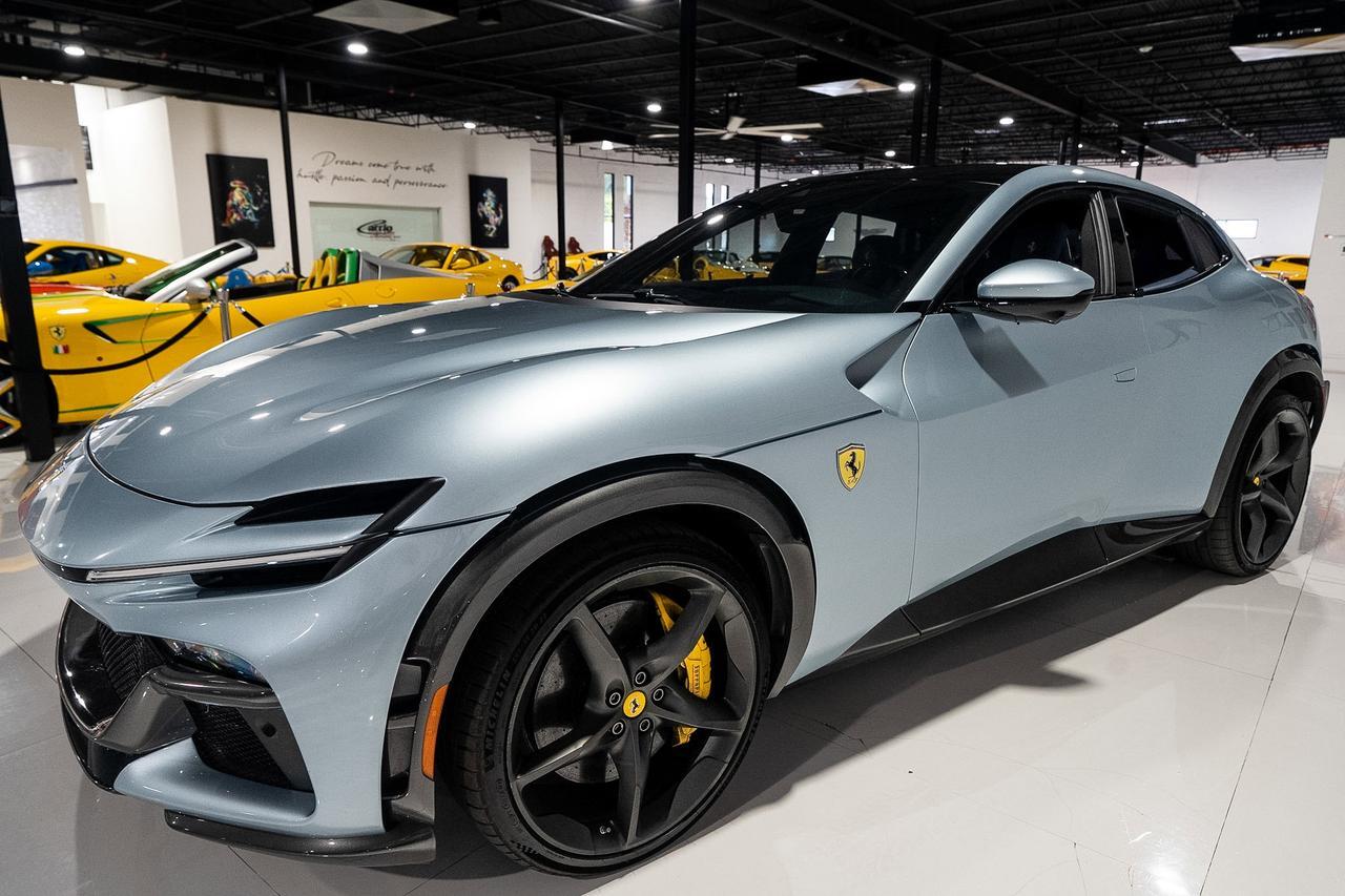 2024 Ferrari Purosangue Grigio Alloy paint,Carta da Zucchero interior,high-end audio,matte forged wheels AND MUCH MORE!!!