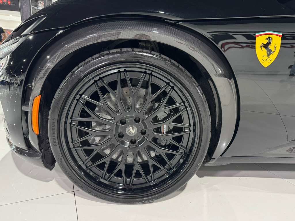2024 Ferrari Purosangue Nero B/B paint,Extra-Range interior,large airbrushed shield,Burmester audio,carbon galore AND MORE!! Fort Lauderdale FL
