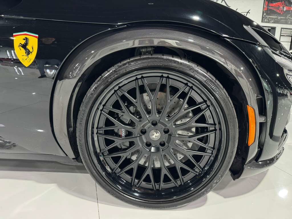2024 Ferrari Purosangue Nero B/B paint,Extra-Range interior,large airbrushed shield,Burmester audio,carbon galore AND MORE!! Fort Lauderdale FL