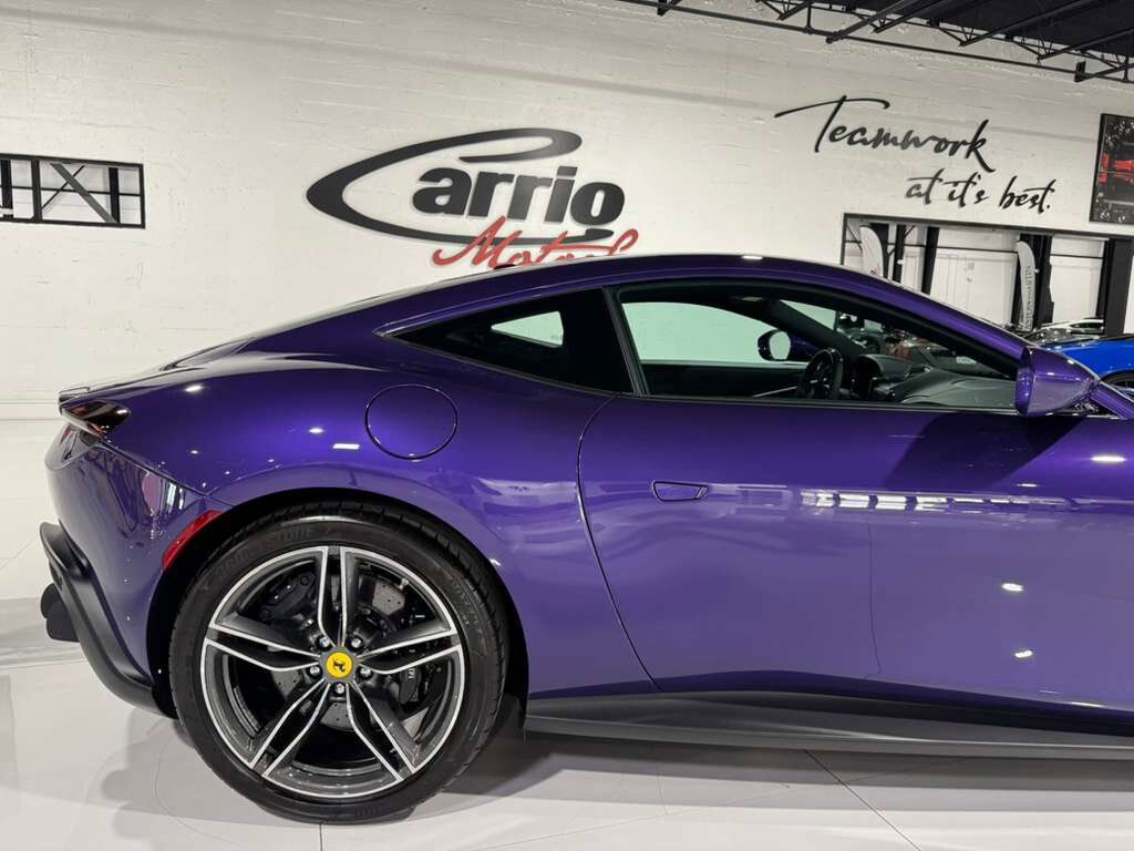 2024 Ferrari Roma Violetto Dino paint, Extra-Range interior, JBL Professional audio, forged wheels AND MUCH MORE!! Fort Lauderdale FL