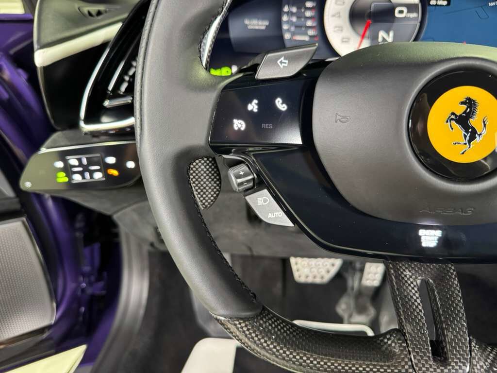 2024 Ferrari Roma Violetto Dino paint, Extra-Range interior, JBL Professional audio, forged wheels AND MUCH MORE!! Fort Lauderdale FL