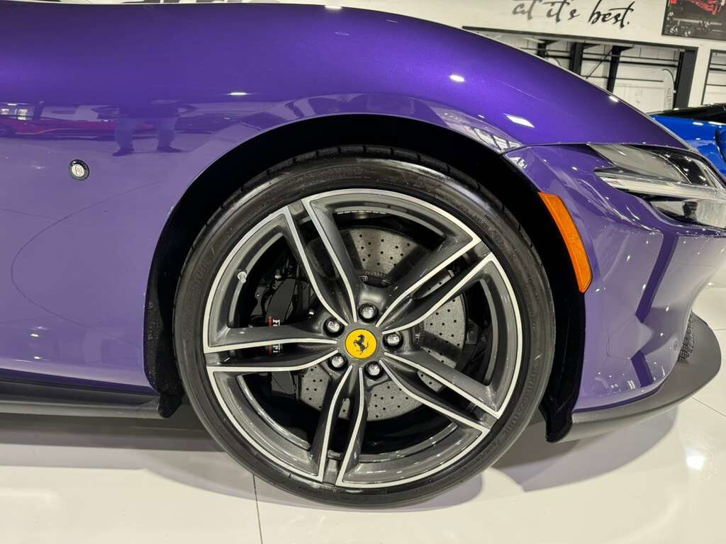 2024 Ferrari Roma Violetto Dino paint, Extra-Range interior, JBL Professional audio, forged wheels AND MUCH MORE!! Fort Lauderdale FL