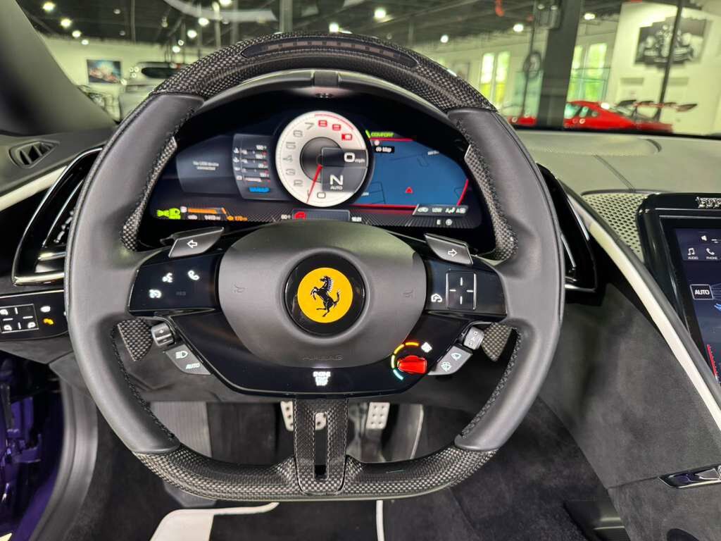 2024 Ferrari Roma Violetto Dino paint, Extra-Range interior, JBL Professional audio, forged wheels AND MUCH MORE!! Fort Lauderdale FL