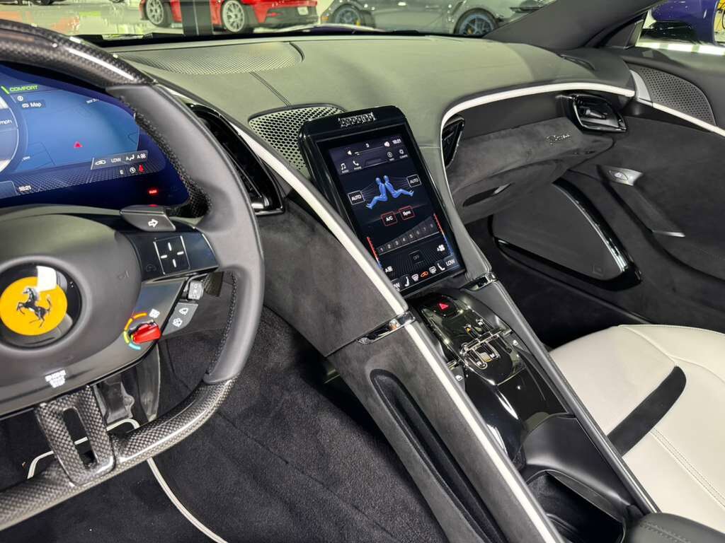 2024 Ferrari Roma Violetto Dino paint, Extra-Range interior, JBL Professional audio, forged wheels AND MUCH MORE!! Fort Lauderdale FL