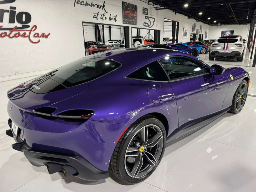 2024 Ferrari Roma Violetto Dino paint, Extra-Range interior, JBL Professional audio, forged wheels AND MUCH MORE!! Fort Lauderdale FL