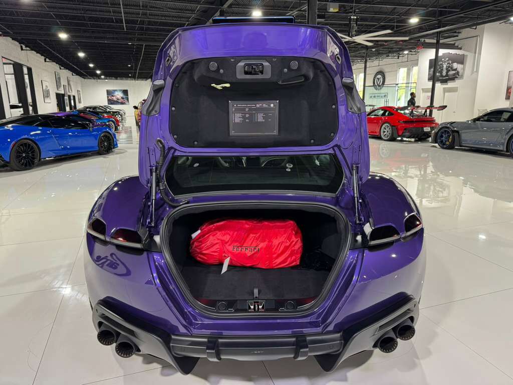 2024 Ferrari Roma Violetto Dino paint, Extra-Range interior, JBL Professional audio, forged wheels AND MUCH MORE!! Fort Lauderdale FL