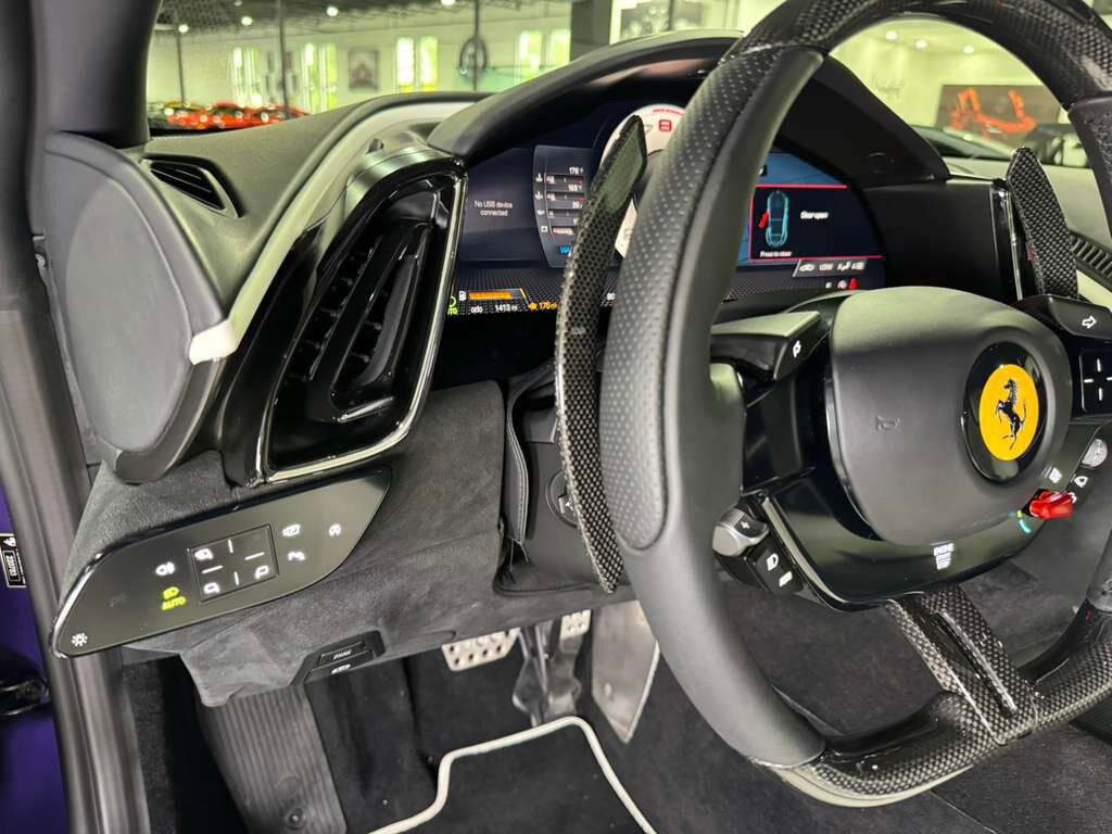 2024 Ferrari Roma Violetto Dino paint, Extra-Range interior, JBL Professional audio, forged wheels AND MUCH MORE!! Fort Lauderdale FL