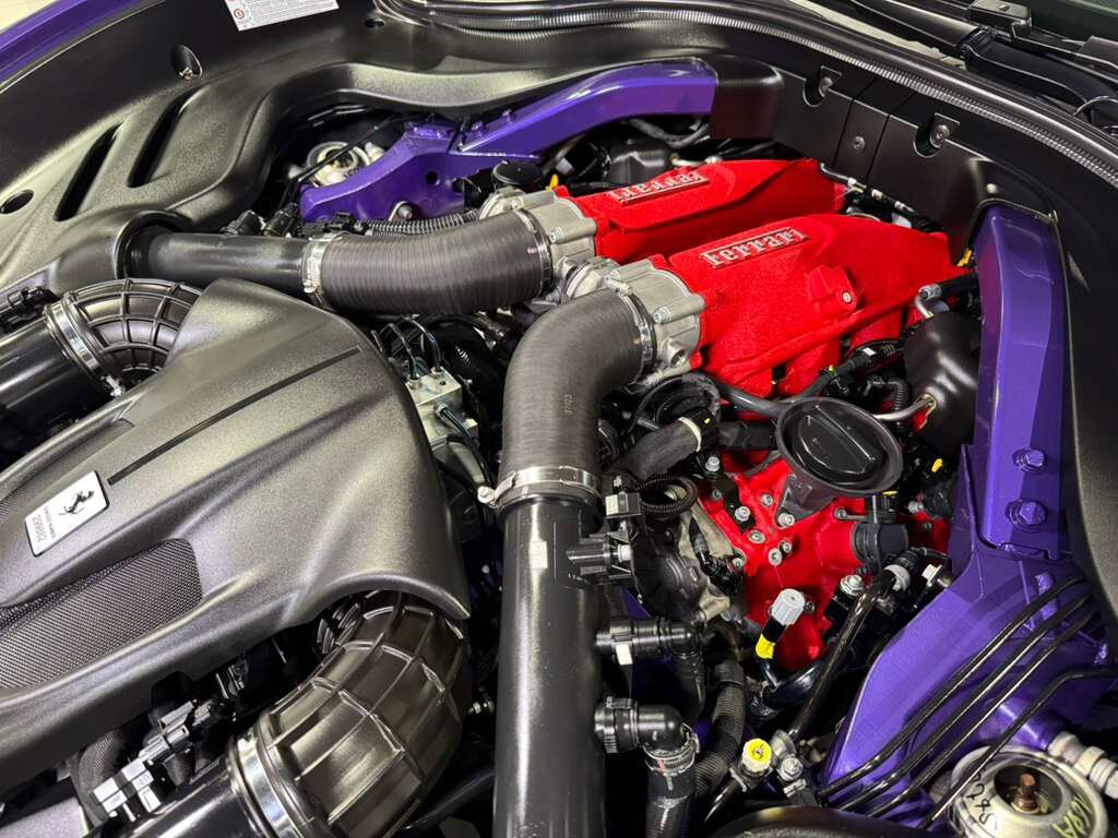 2024 Ferrari Roma Violetto Dino paint, Extra-Range interior, JBL Professional audio, forged wheels AND MUCH MORE!! Fort Lauderdale FL