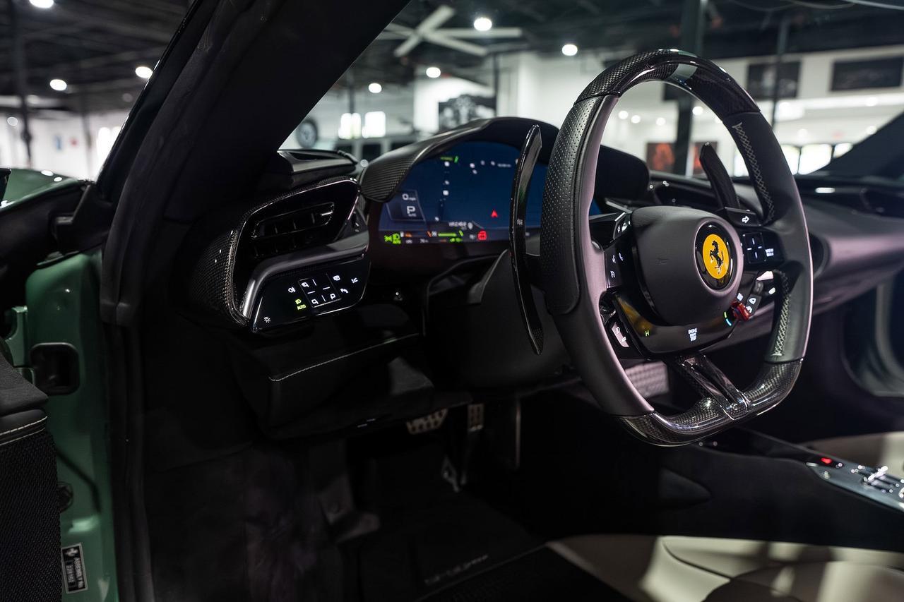 2024 Ferrari SF90 Spider Atelier New York build, Verde Francesca paint, Grigio Chiaro interior, carbon galore AND MUCH MORE!! Fort Lauderdale FL