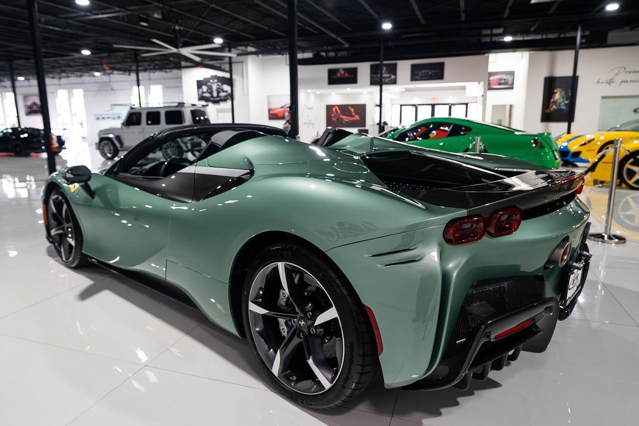 2024 Ferrari SF90 Spider Atelier New York build, Verde Francesca paint, Grigio Chiaro interior, carbon galore AND MUCH MORE!! Fort Lauderdale FL