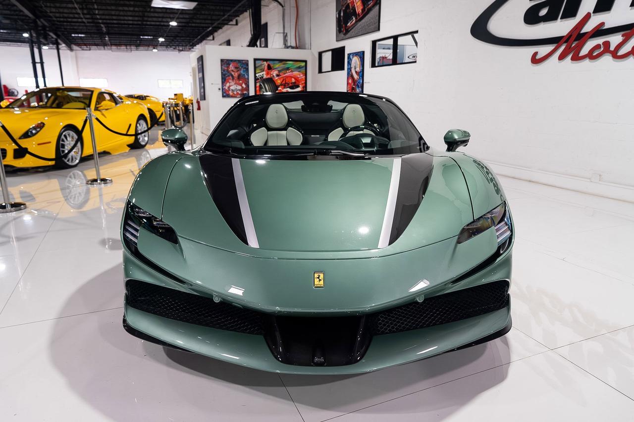 2024 Ferrari SF90 Spider Atelier New York build, Verde Francesca paint, Grigio Chiaro interior, carbon galore AND MUCH MORE!!