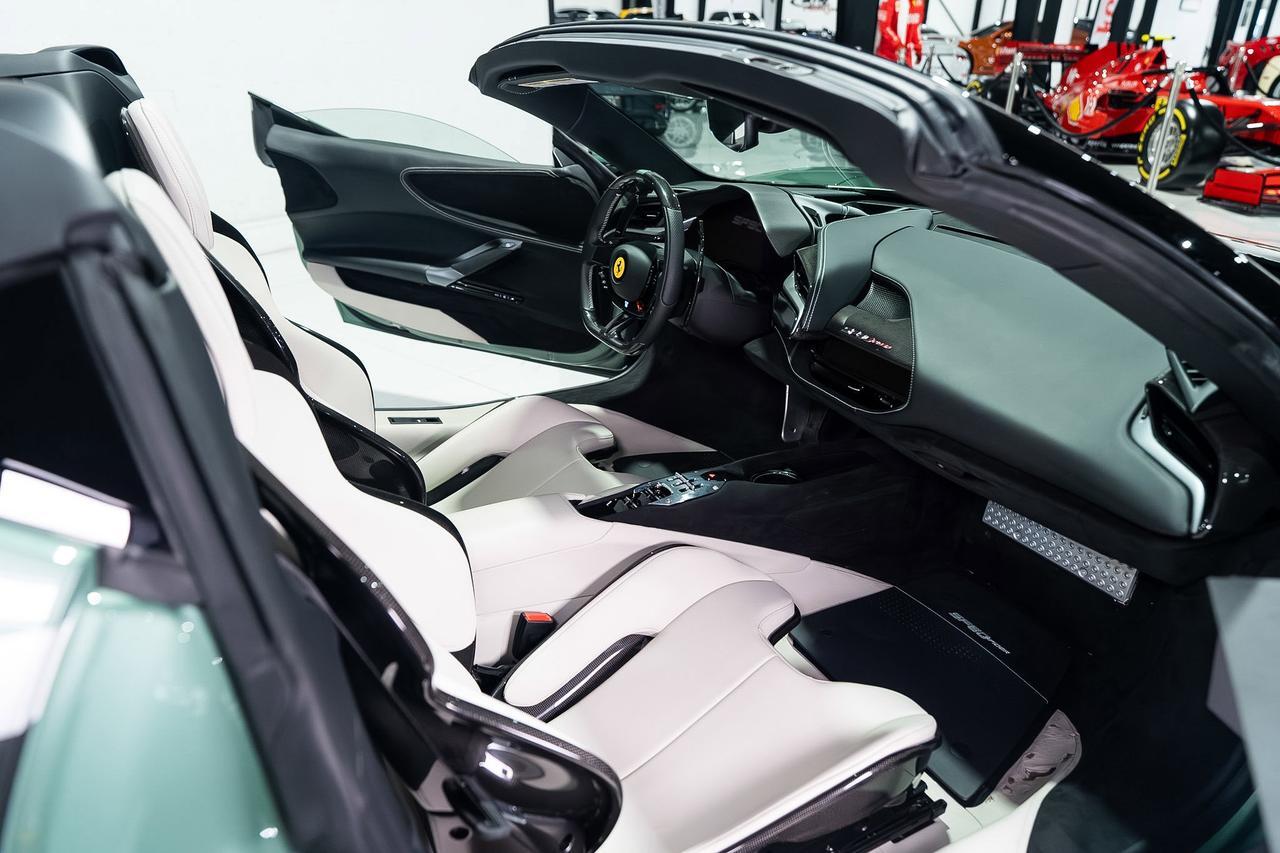 2024 Ferrari SF90 Spider Atelier New York build, Verde Francesca paint, Grigio Chiaro interior, carbon galore AND MUCH MORE!! Fort Lauderdale FL
