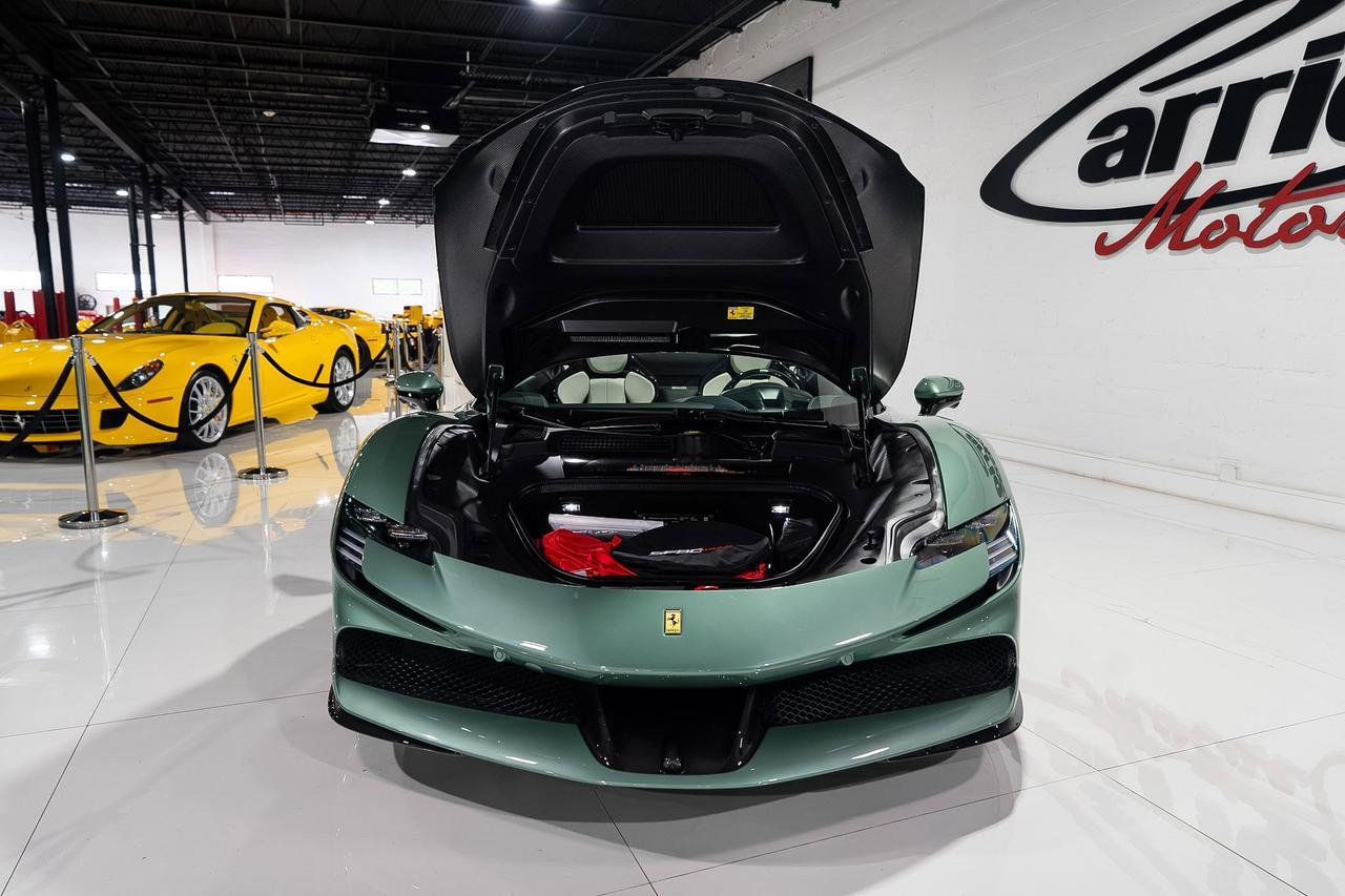 2024 Ferrari SF90 Spider Atelier New York build, Verde Francesca paint, Grigio Chiaro interior, carbon galore AND MUCH MORE!! Fort Lauderdale FL