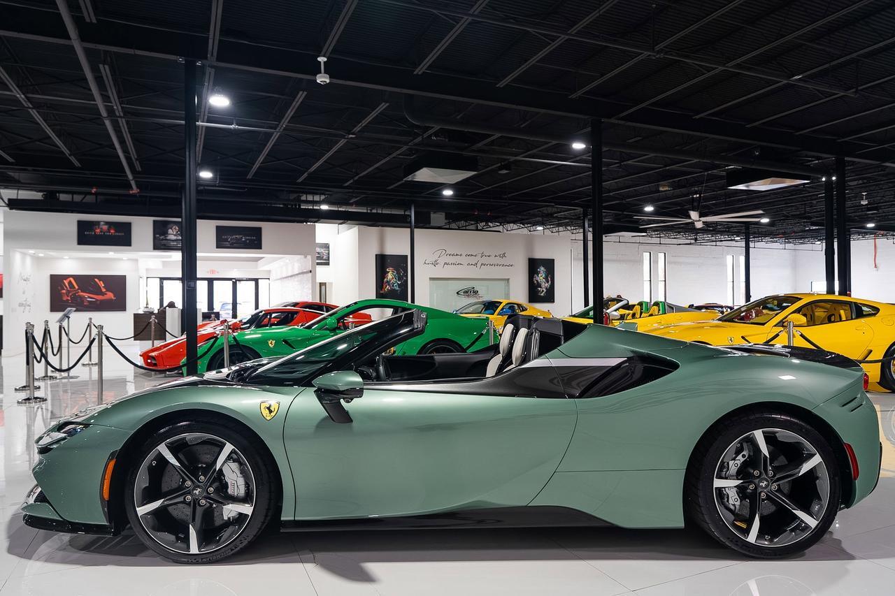 2024 Ferrari SF90 Spider Atelier New York build, Verde Francesca paint, Grigio Chiaro interior, carbon galore AND MUCH MORE!! Fort Lauderdale FL