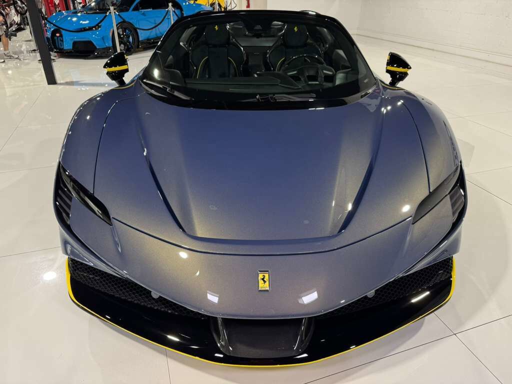 2024 Ferrari SF90 Spider TAILOR MADE NEW YORK BUILD! 1 OF 1! Rare Blu Elder paint, carbon wheels AND MUCH MUCH MORE!!!