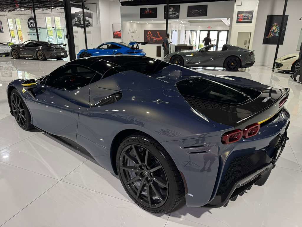 2024 Ferrari SF90 Spider TAILOR MADE NEW YORK BUILD! HUGE $884k sticker, rare Blu Elder paint, carbon wheels AND MUCH MORE!!! Fort Lauderdale FL