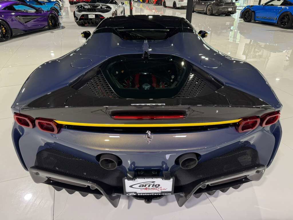 2024 Ferrari SF90 Spider TAILOR MADE NEW YORK BUILD! HUGE $884k sticker, rare Blu Elder paint, carbon wheels AND MUCH MORE!!! Fort Lauderdale FL
