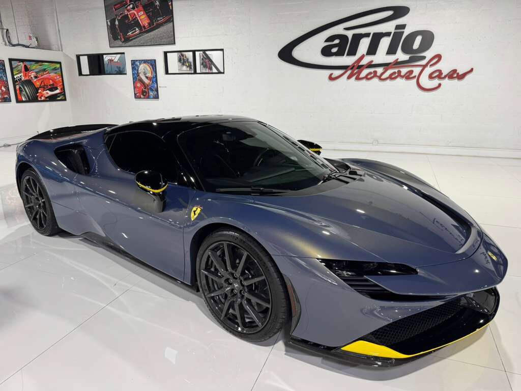 2024 Ferrari SF90 Spider TAILOR MADE NEW YORK BUILD! HUGE $884k sticker, rare Blu Elder paint, carbon wheels AND MUCH MORE!!! Fort Lauderdale FL