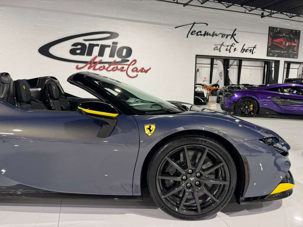 2024 Ferrari SF90 Spider TAILOR MADE NEW YORK BUILD! HUGE $884k sticker, rare Blu Elder paint, carbon wheels AND MUCH MORE!!! Fort Lauderdale FL