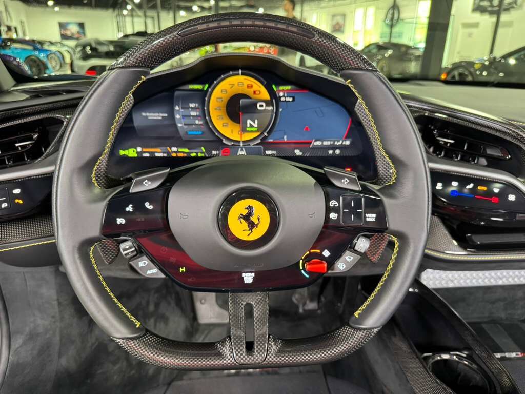 2024 Ferrari SF90 Spider TAILOR MADE NEW YORK BUILD! HUGE $884k sticker, rare Blu Elder paint, carbon wheels AND MUCH MORE!!! Fort Lauderdale FL