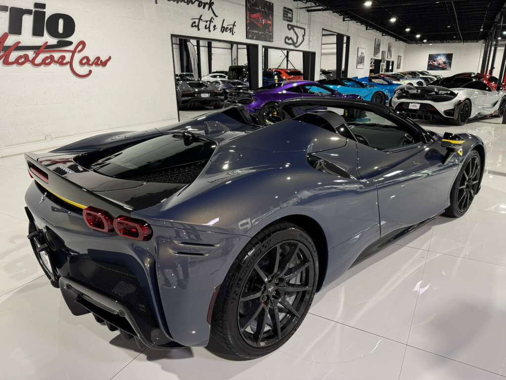 2024 Ferrari SF90 Spider TAILOR MADE NEW YORK BUILD! HUGE $884k sticker, rare Blu Elder paint, carbon wheels AND MUCH MORE!!! Fort Lauderdale FL