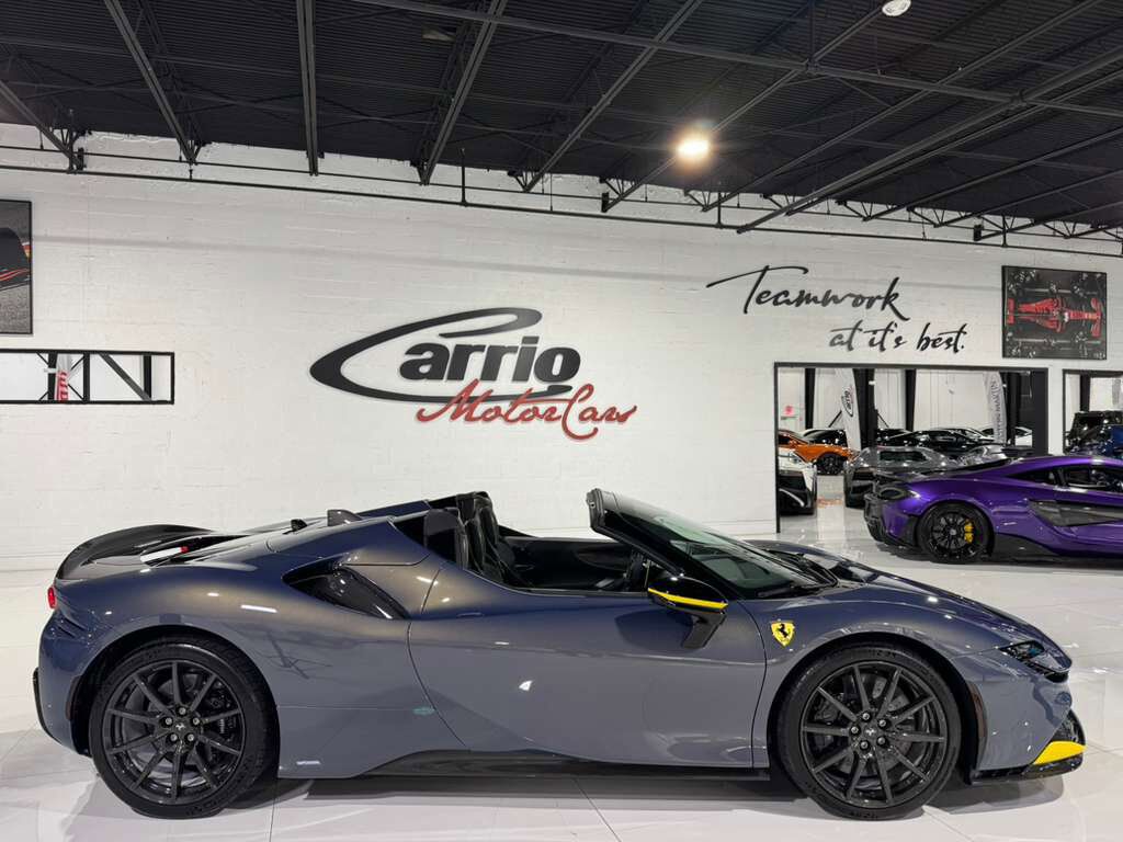 2024 Ferrari SF90 Spider TAILOR MADE NEW YORK BUILD! HUGE $884k sticker, rare Blu Elder paint, carbon wheels AND MUCH MORE!!! Fort Lauderdale FL