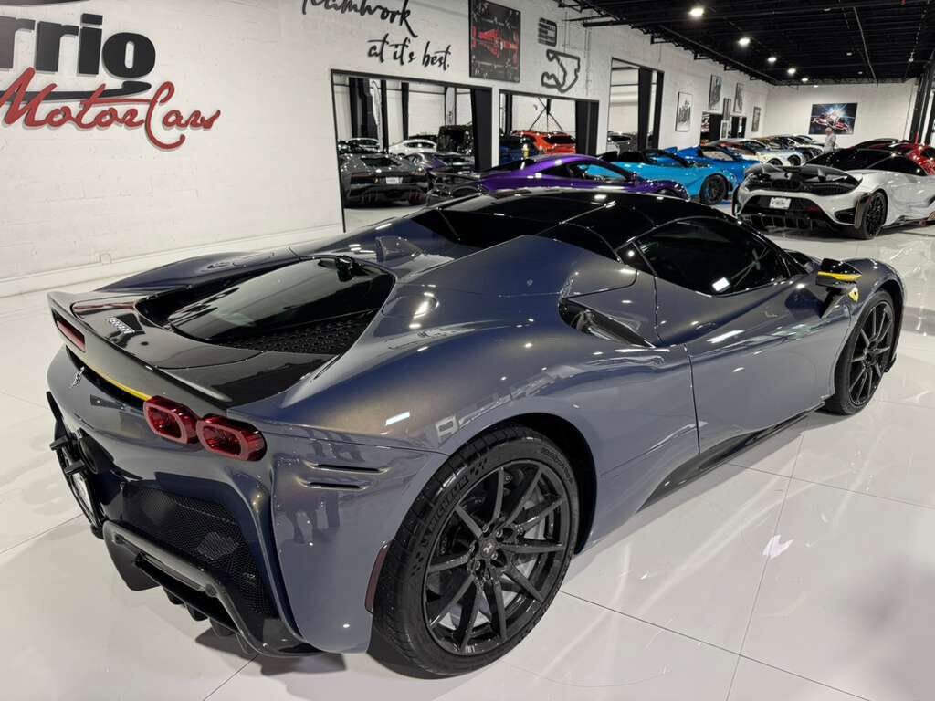 2024 Ferrari SF90 Spider TAILOR MADE NEW YORK BUILD! HUGE $884k sticker, rare Blu Elder paint, carbon wheels AND MUCH MORE!!! Fort Lauderdale FL