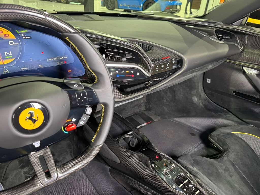 2024 Ferrari SF90 Spider TAILOR MADE NEW YORK BUILD! HUGE $884k sticker, rare Blu Elder paint, carbon wheels AND MUCH MORE!!! Fort Lauderdale FL