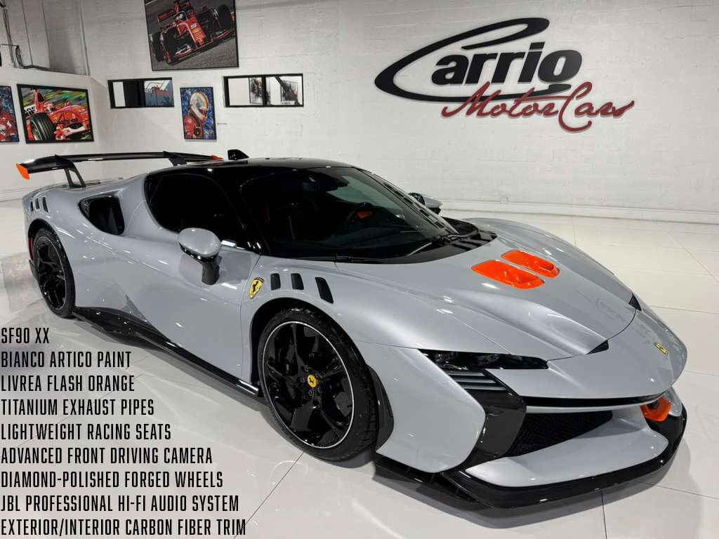 2024 Ferrari SF90 XX Extra-Range paint/interior,painted livrea,lightweight racing seats, carbon galore AND MUCH MORE!!