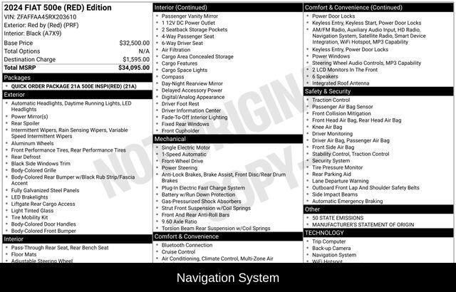 2024 Fiat 500e Battery Electric Raleigh NC